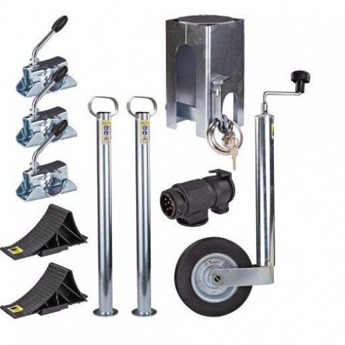 Caravan Trailer Jockey Wheel Set 48 mm 