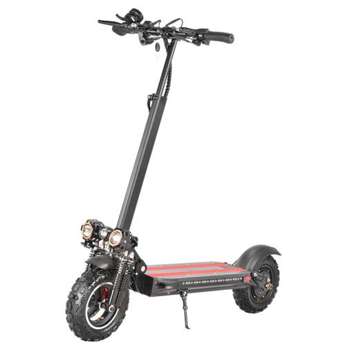11-Inch Off-Road Electric Scooter with Dual Shock Absorbers and Headlights